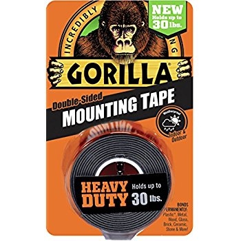 Gorilla sterke zwarte montagetape Asterics Reiniging